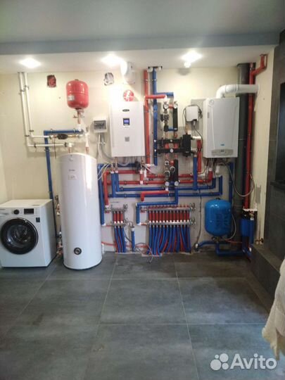 Монтажные работы, установка котлов радиаторов