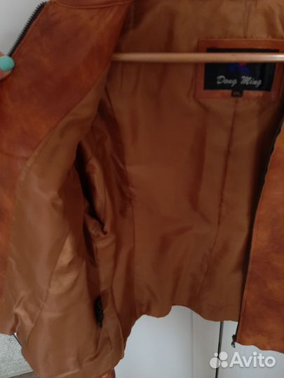 Куртка кожаная женская 48 50