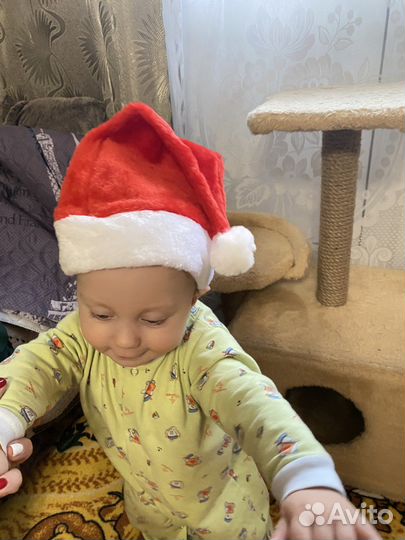 Колпак меховой новогодний