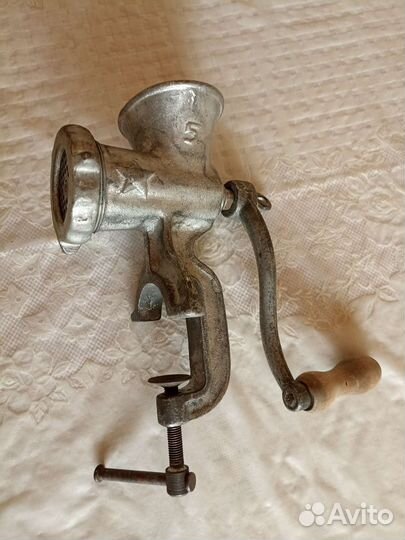 Мясорубка ручная СССР чугунная