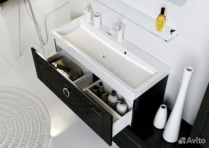 Тумба с раковиной Aqwella inf.01.08/001 Белая