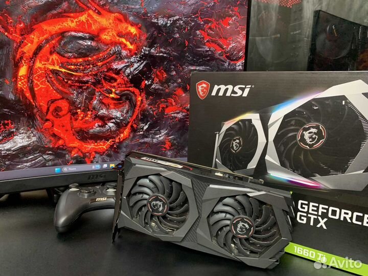 Видеокарта MSI gaming X GTX 1660 ti