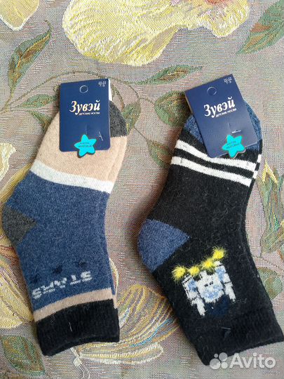 Носки махровые ангора 7-9 лет