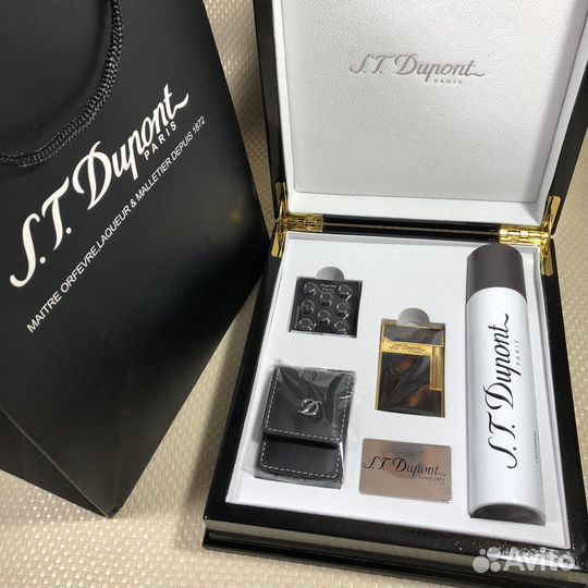 Зажигалка St Dupont подарочный набор