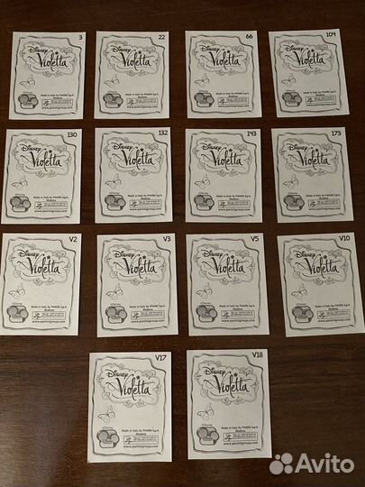 Наклейки Panini Виолетта