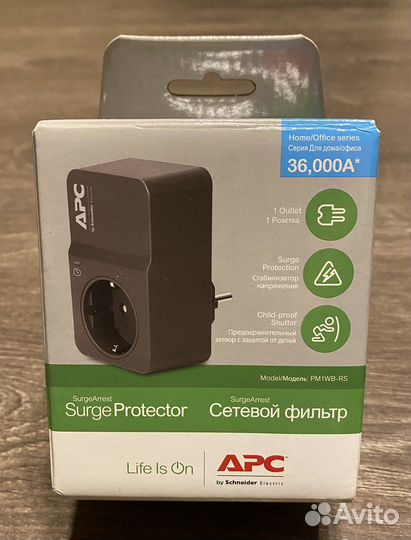 Сетевой фильтр APC pm1wb-RS Новый