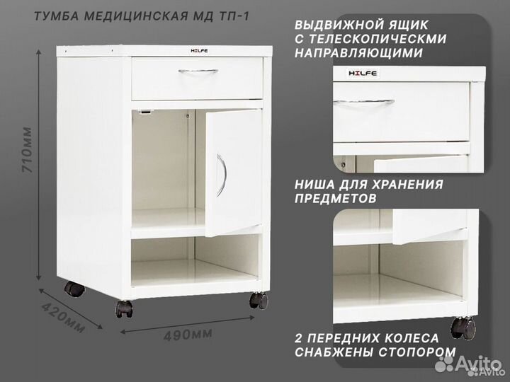Тумбы медицинские в Белгороде