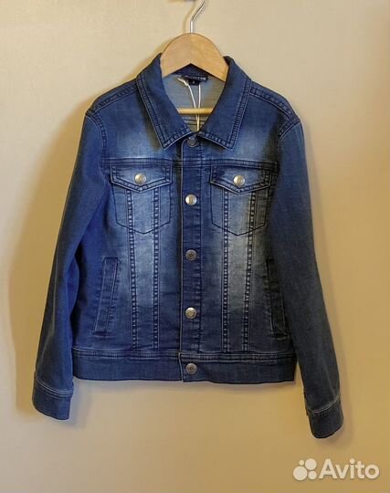 Джинсовая куртка для мальчика 128