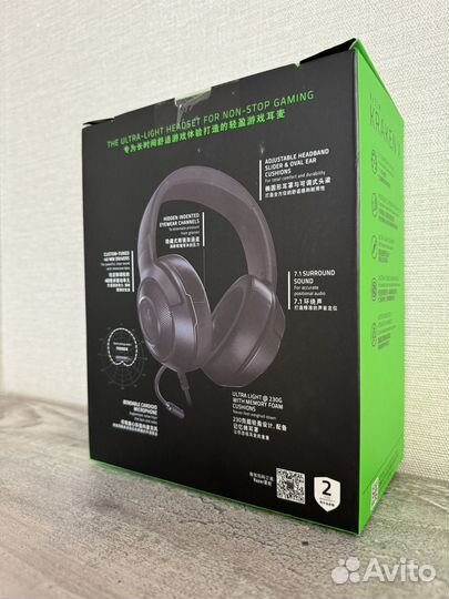 Игровые наушники Razer Kraken X