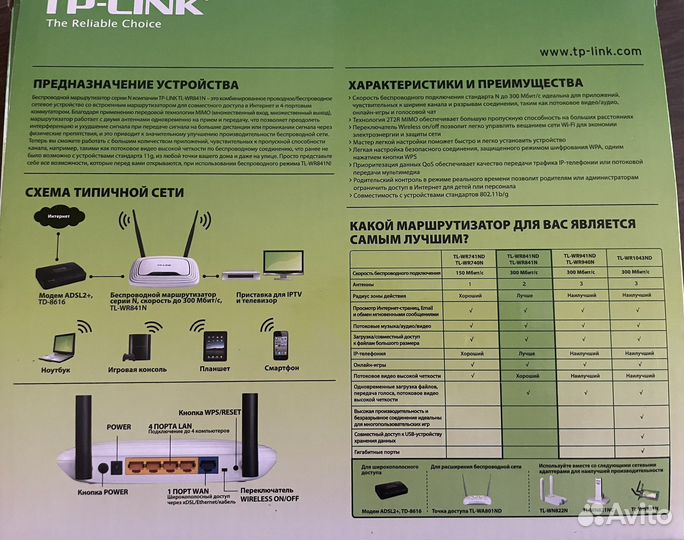 Маршрутизатор tp link