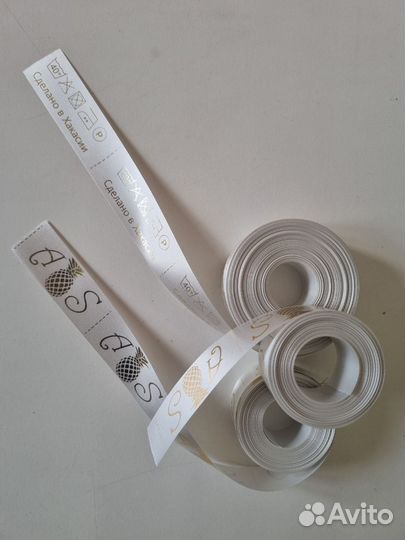 Satin лента с логотипом