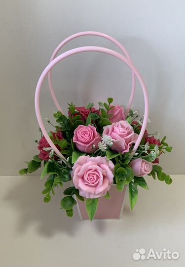 Букет цветов из мыла