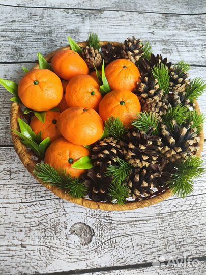 Мандарины из мыла