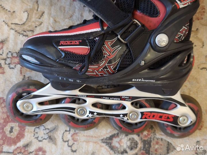 Роликовые коньки детские раздвижные