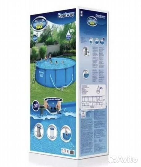 Каркасный бассейн новый