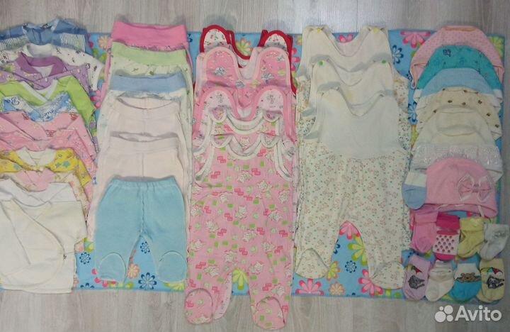 Вещи на новорожденную девочку пакетом