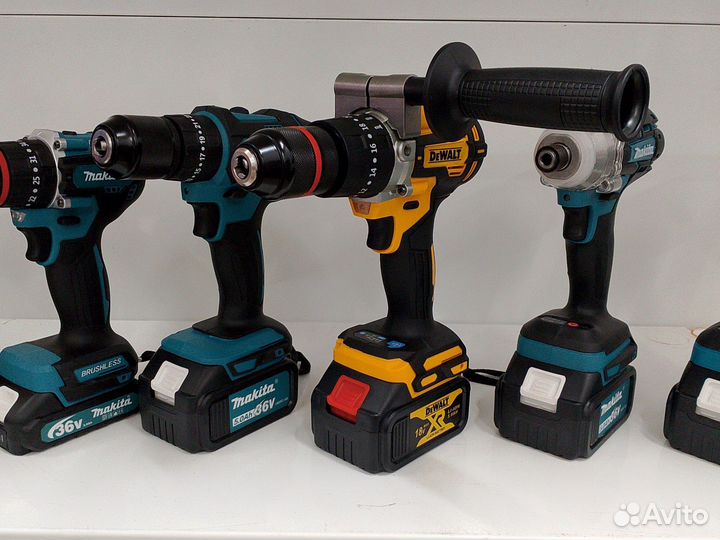 Шуруповёрт makita, dewalt, Bosch