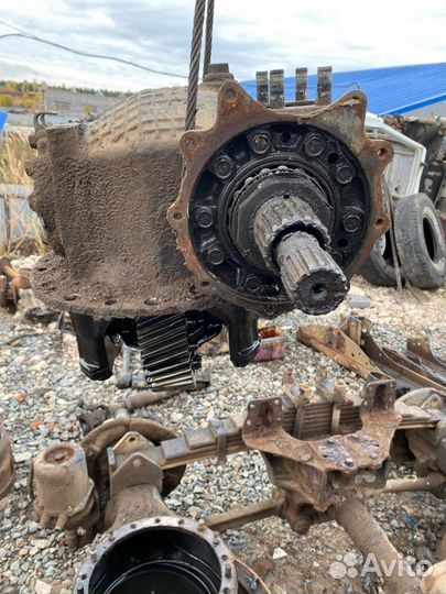 Редуктор моста средний с блокировкой на 47 Камаз