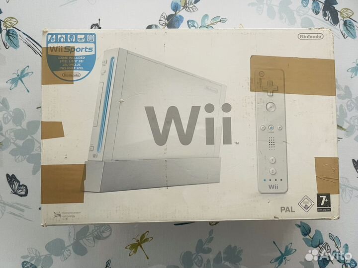 Nintendo wii приставка аксессуары диски