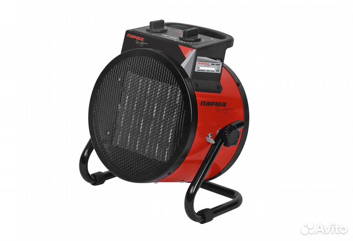 Тепловентилятор Парма твк-3000-1,5/3кВт керамика