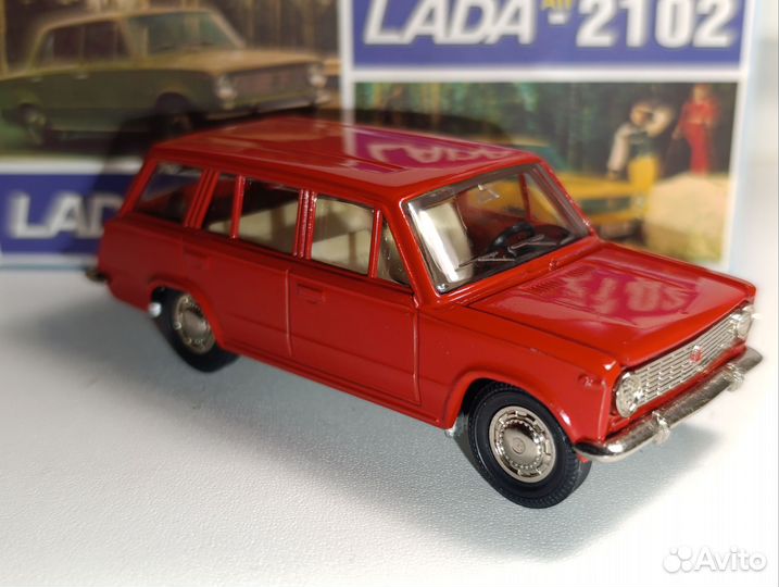 Модели авто 1 43 СССР ваз-2102 А11 алая