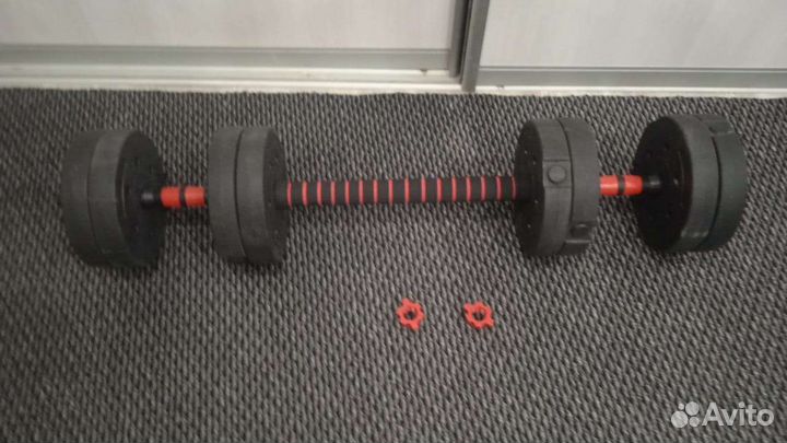 Гантели разборные 25 кг новые + штанга