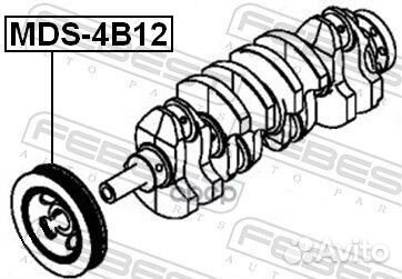 Шкив коленвала 4B12 MDS4B12 Febest