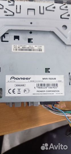 Автомагнитола 1din pioneer