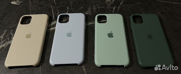 Чехлы на iPhone 11, цена за все 8 штук вместе