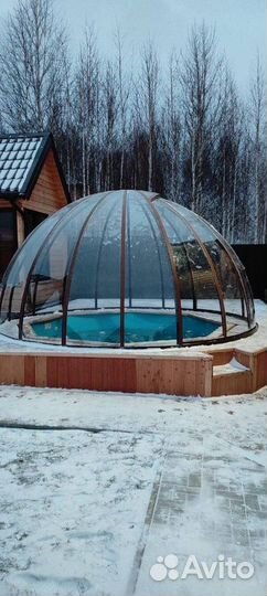 Павильон для бассейна. Купол для бассейна
