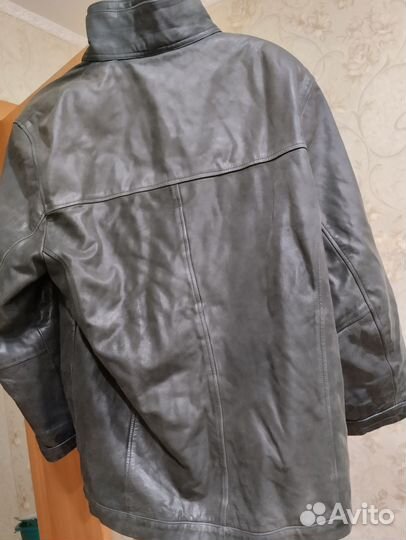Кожаная куртка мужская 52 54 бу. Торг