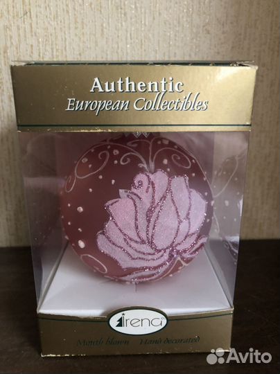 Елочная игрушка шар Irena