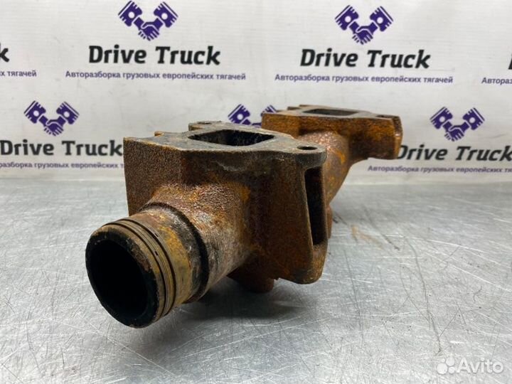 Выпускной коллектор (левая часть) задний Man Tgx