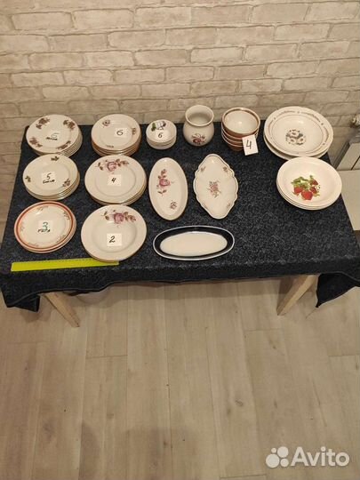 Тарелки. Селедочницы СССР