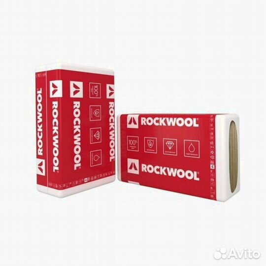 Утеплитель Роквул Фасад Баттс Стандарт 1000x600x50