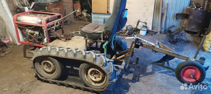 Самодельный гусеничный минитрактор