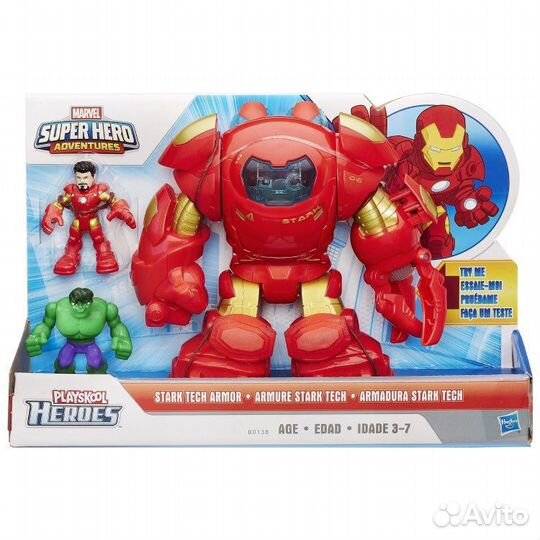 Фигуры супергероев Халк и Железный человек