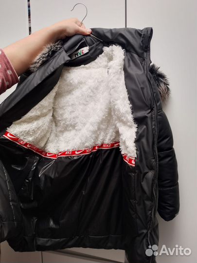 Пуховик на девочку nike