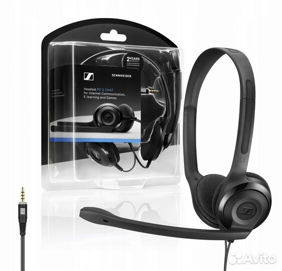 Проводная гарнитура Sennheiser PC 5 chat черный