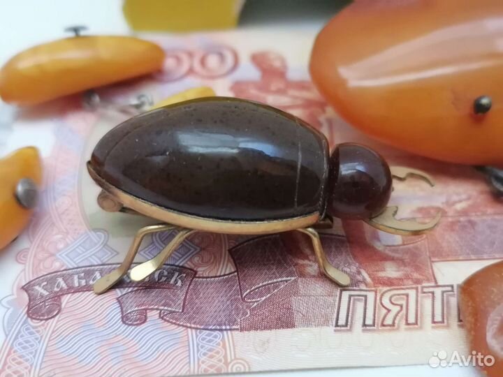 Украшения из Янтаря ссср, Броши, запонки 875пр