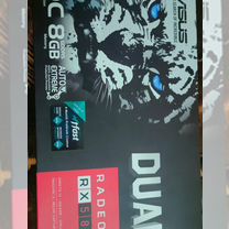 Видеокарта Rx 580 8gb Asus dual