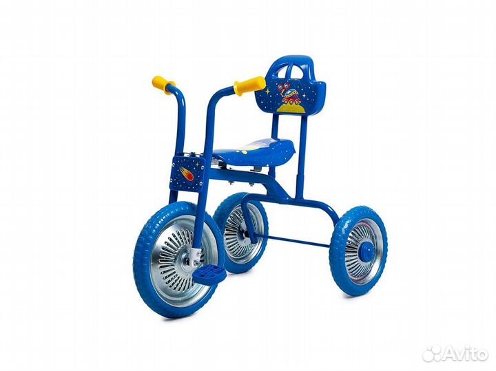 Велосипед 3 колесныйесный Лунатики синий