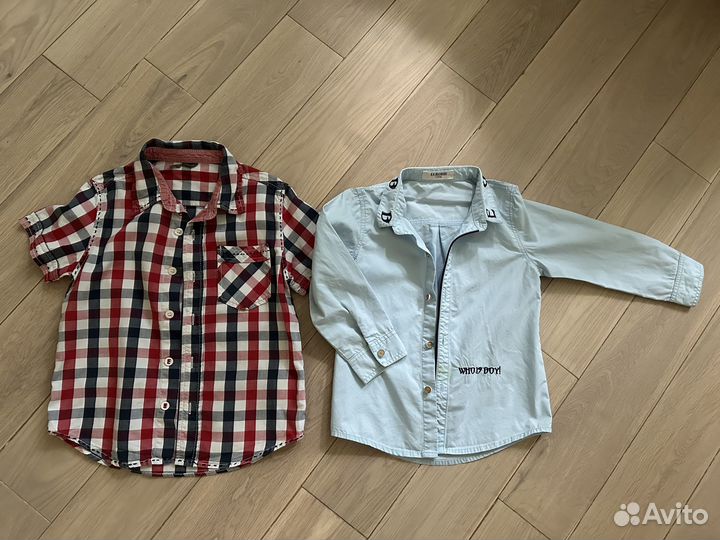Рубашка унисекс рост 105-110 см 2-4 года