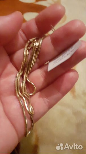 Цепь женская золотая