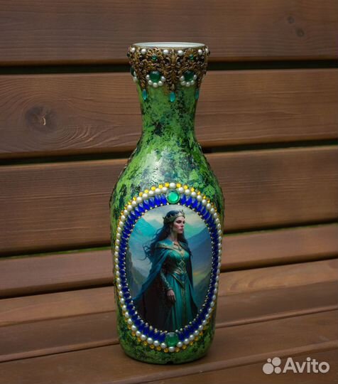 Декорированная ваза. Хозяйка Медной горы