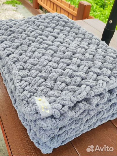 Плед из alize puffy