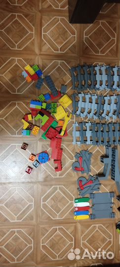 Lego лего дупло железная дорога