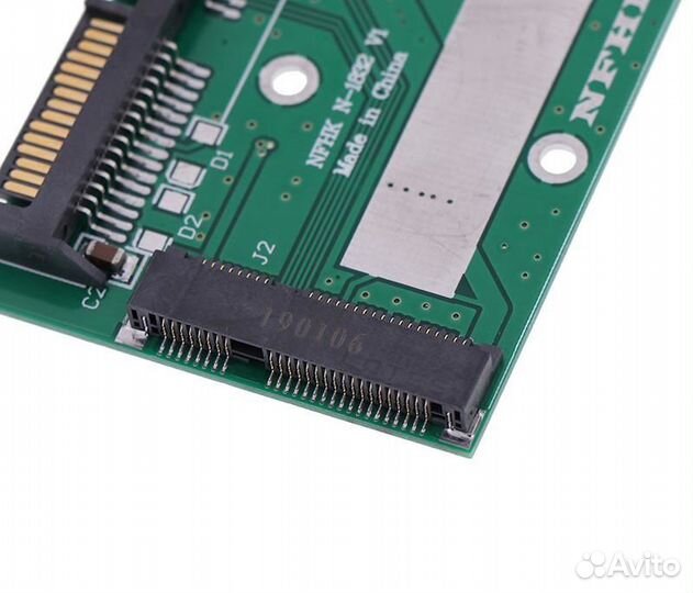 Переходник адаптер msata to SATA