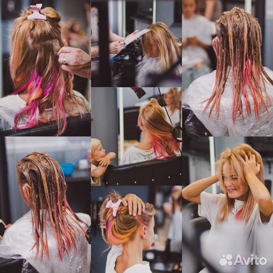 Окрашивание волос, стрижки, бритье