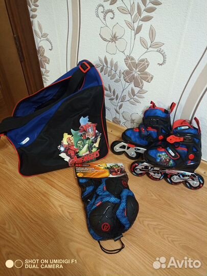 Роликовые коньки детские раздвижные